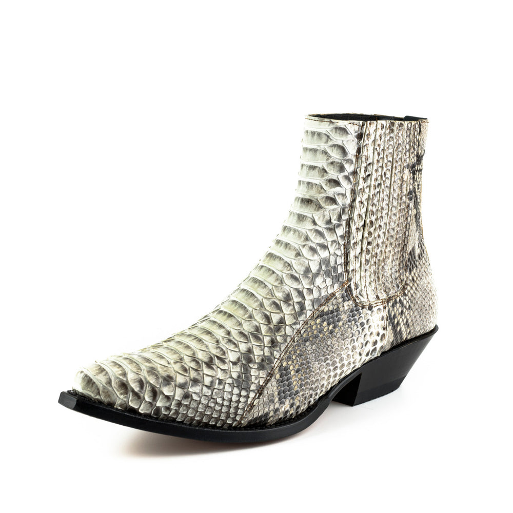 2575 MAYURA Stiefeletten Python Blanco