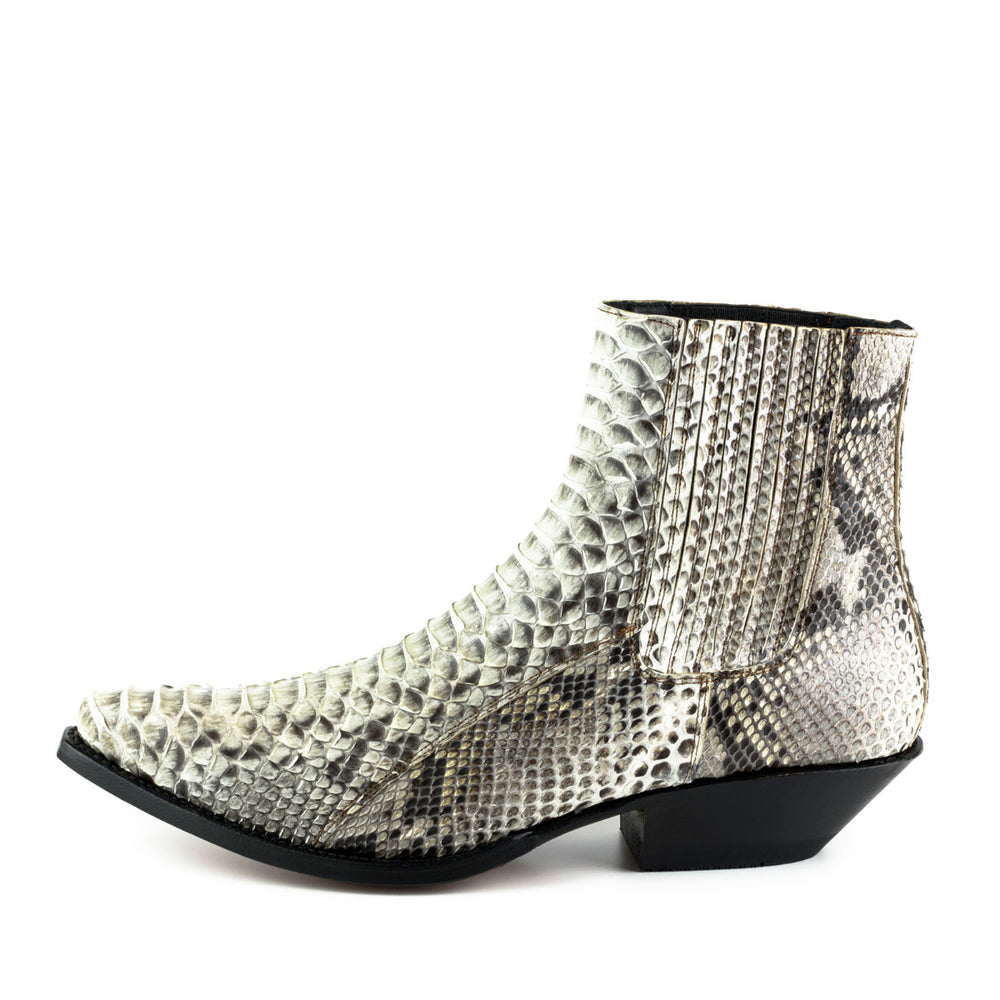 2575 MAYURA Stiefeletten Python Blanco