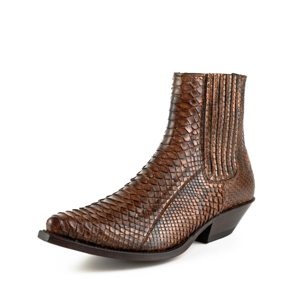 2575 Mayura ankle boots Python Harrier M-50 Python Cognac