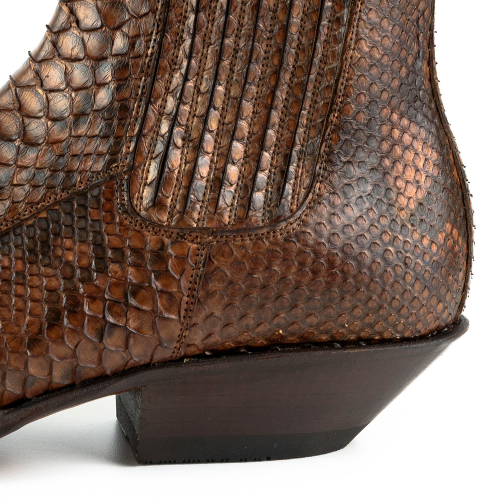 2575 Mayura ankle boots Python Harrier M-50 Python Cognac