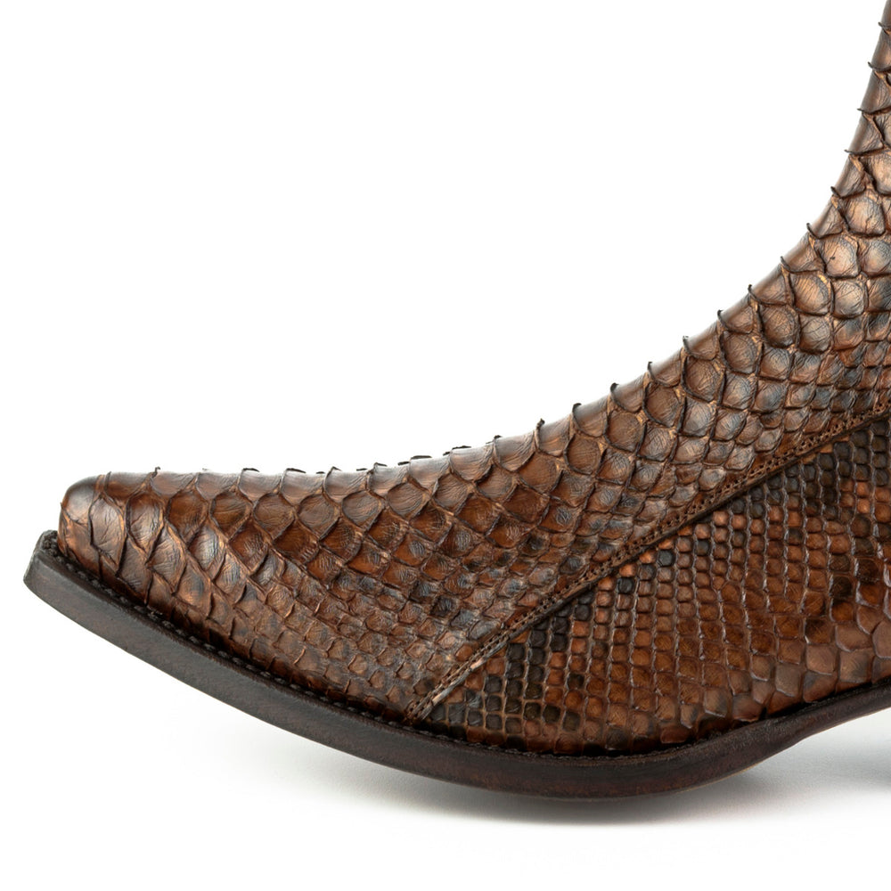 2575 Mayura ankle boots Python Harrier M-50 Python Cognac