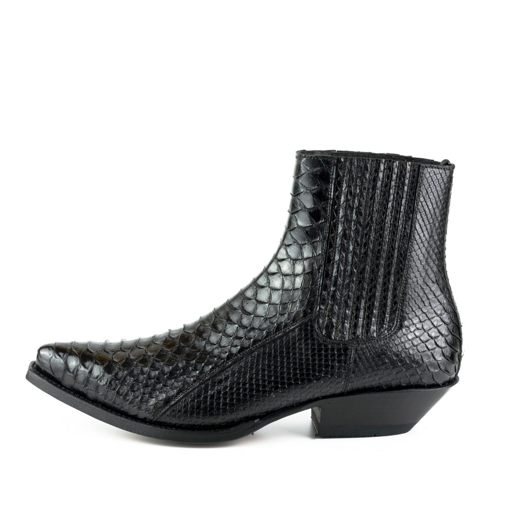 2575 MAYURA ankle boots Python Black