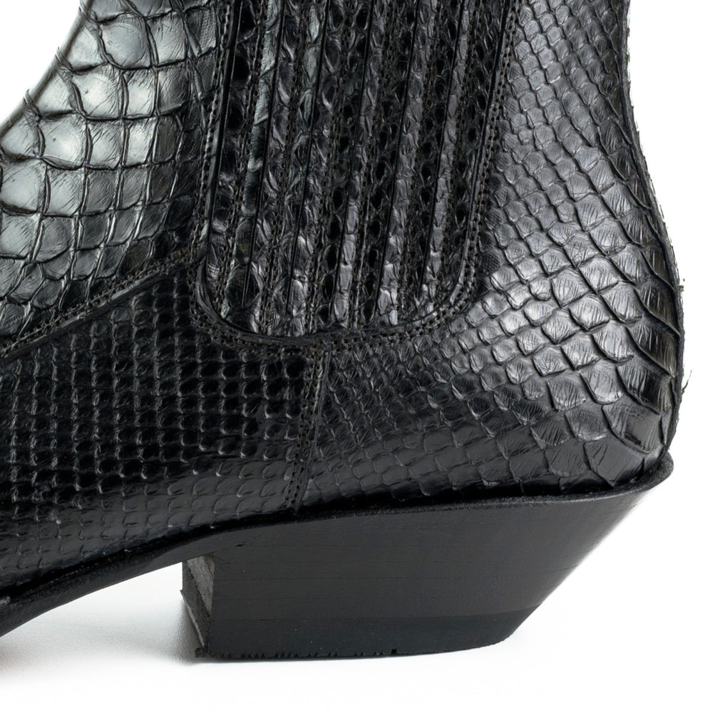 2575 MAYURA ankle boots Python Black