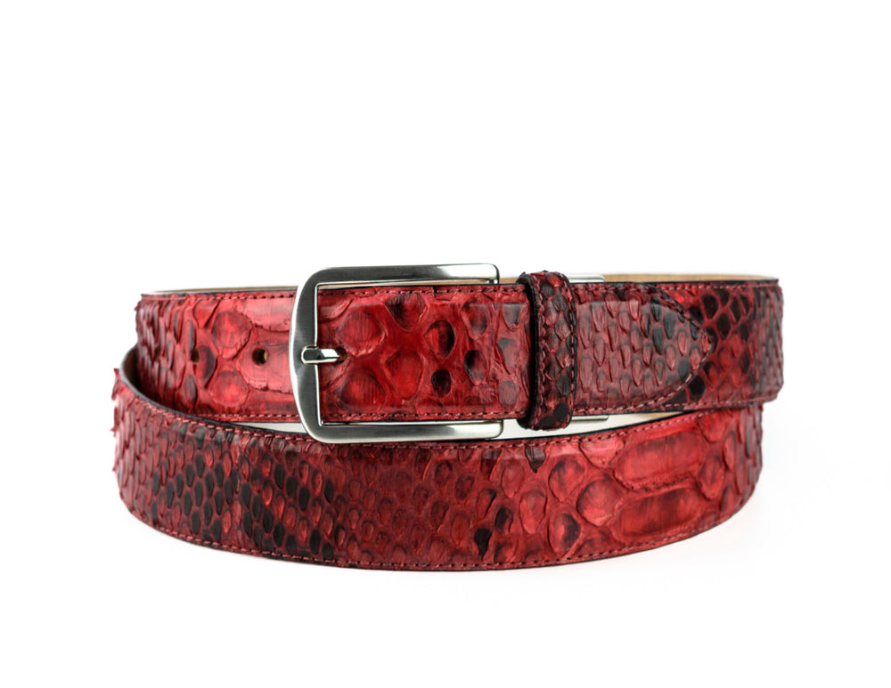 810 Mayura Belt Python Rojo