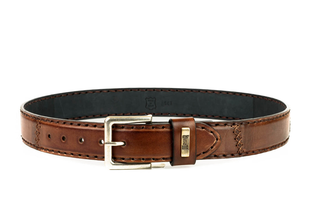 925 Mayura interchangeable belt cognac