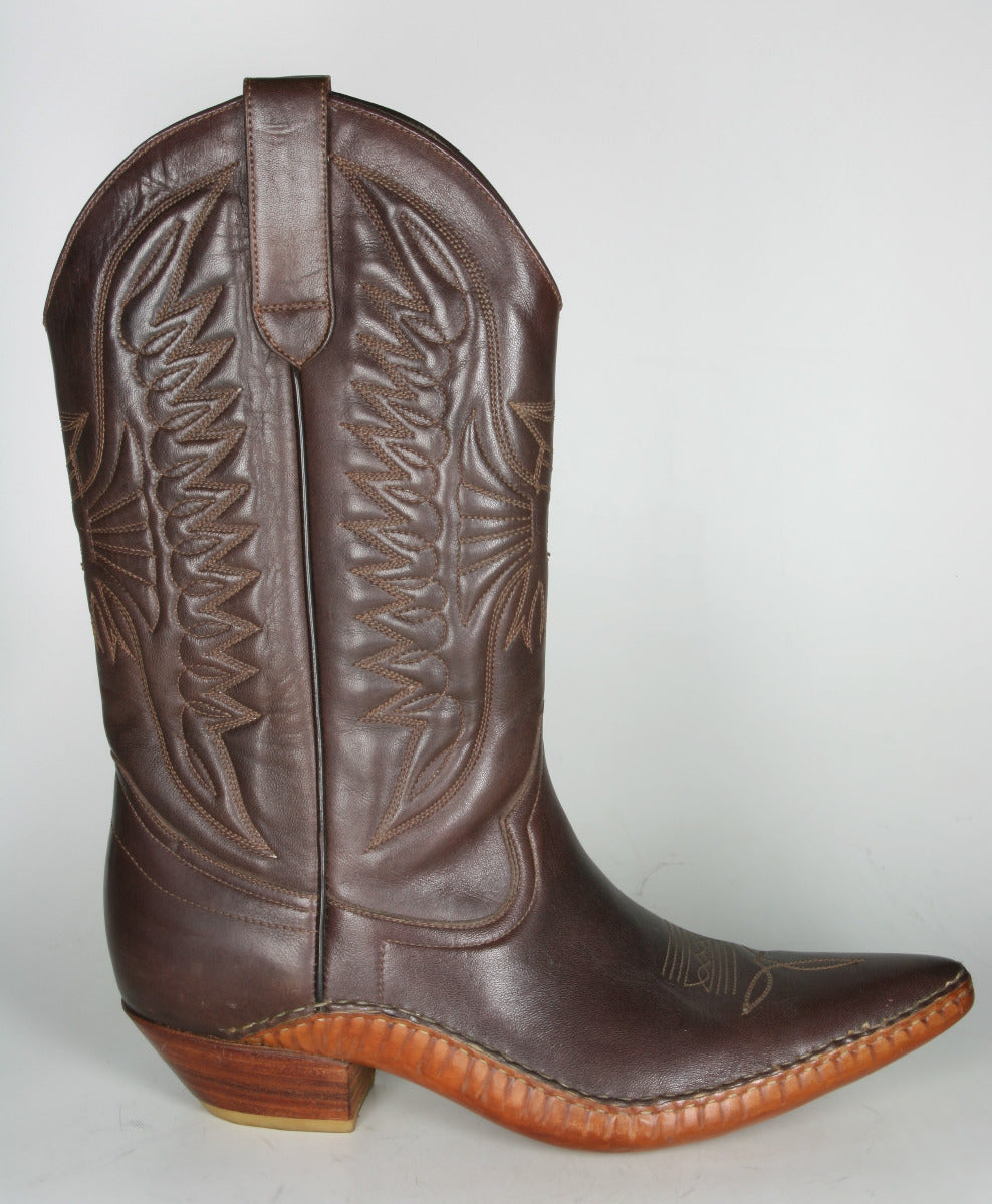 321 Don Quixote cowboy boots Opanke Brown
