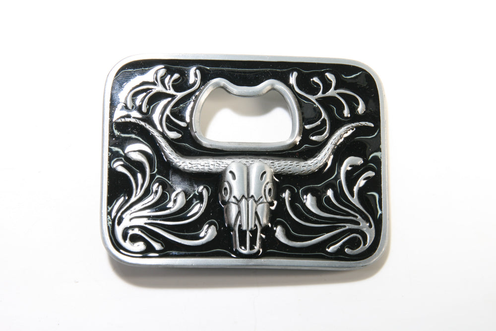GS-400 Buckle Gürtelschnalle Bull Flaschenöffner