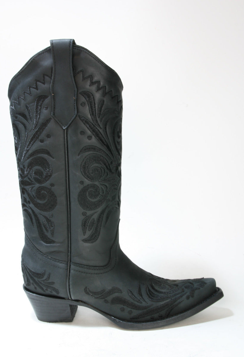 L5433 Cowboy Boots Black Corral Boots Circle G