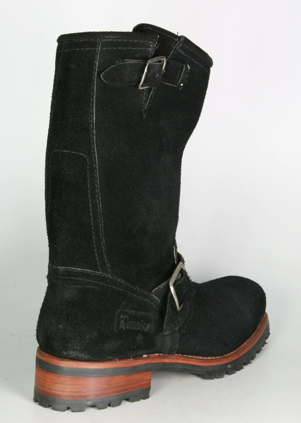 Logger 24 Paraiso Bikerboots Wildleder Black