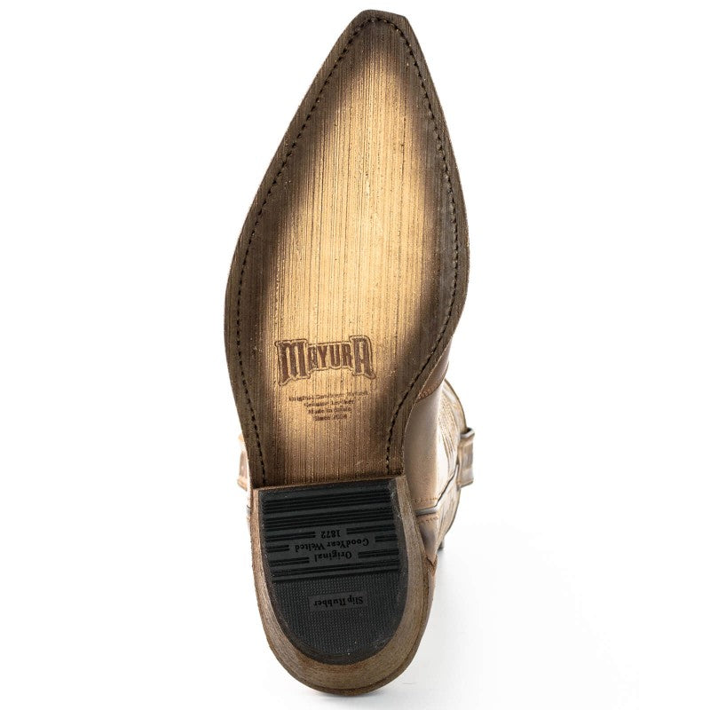 017 Mayura Boots Cowboystiefel Stbu Taupe / Stbu Ecotan