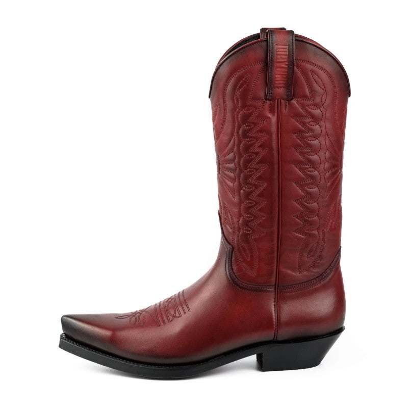 1920 Mayura Cowboystiefel Vintage Rojo