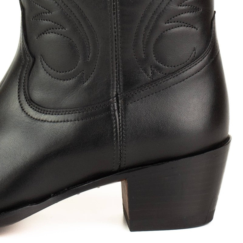2600 Mayura Cowboystiefel Langschaft Nappa Black