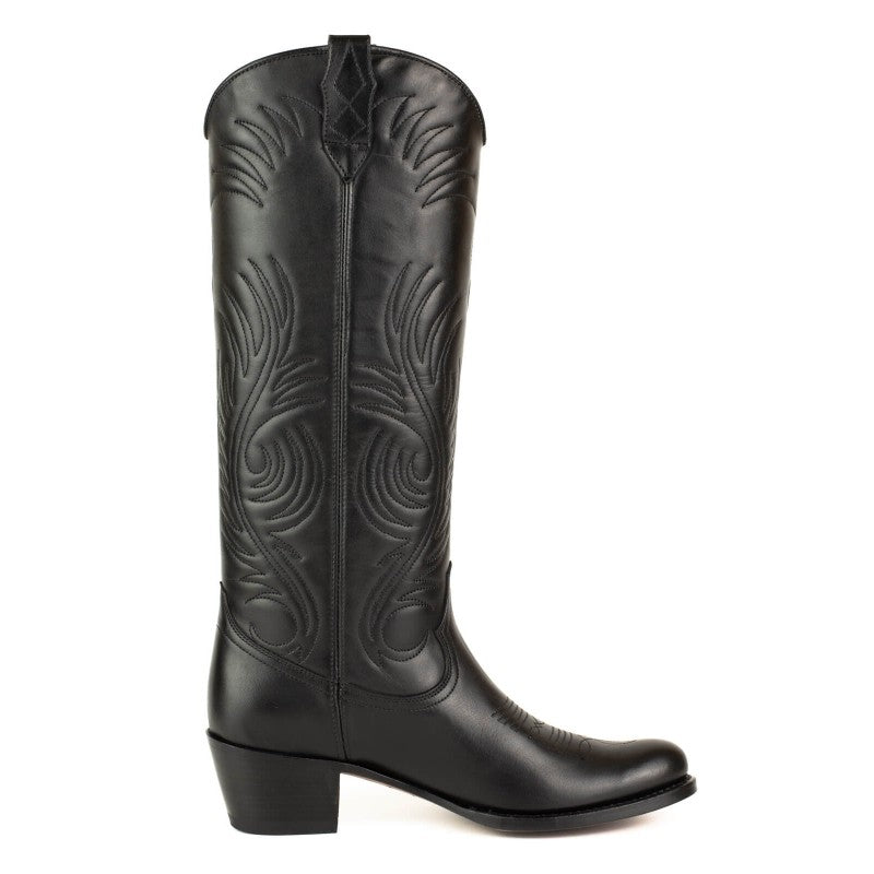 2600 Mayura Cowboystiefel Langschaft Nappa Black