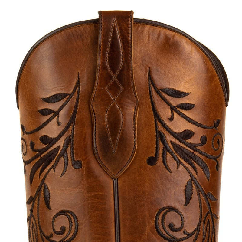 2669 Mayura cowboy boots Pull Grass Castano