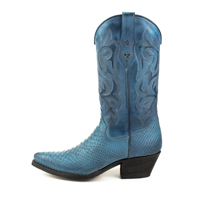 2524 Mayura Cowboystiefel Alabama Azul