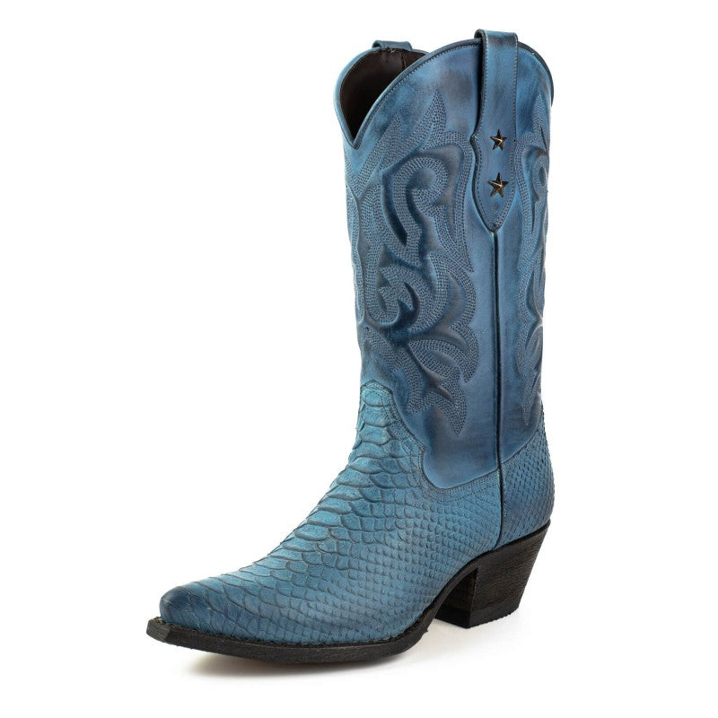 2524 Mayura Cowboystiefel Alabama Azul