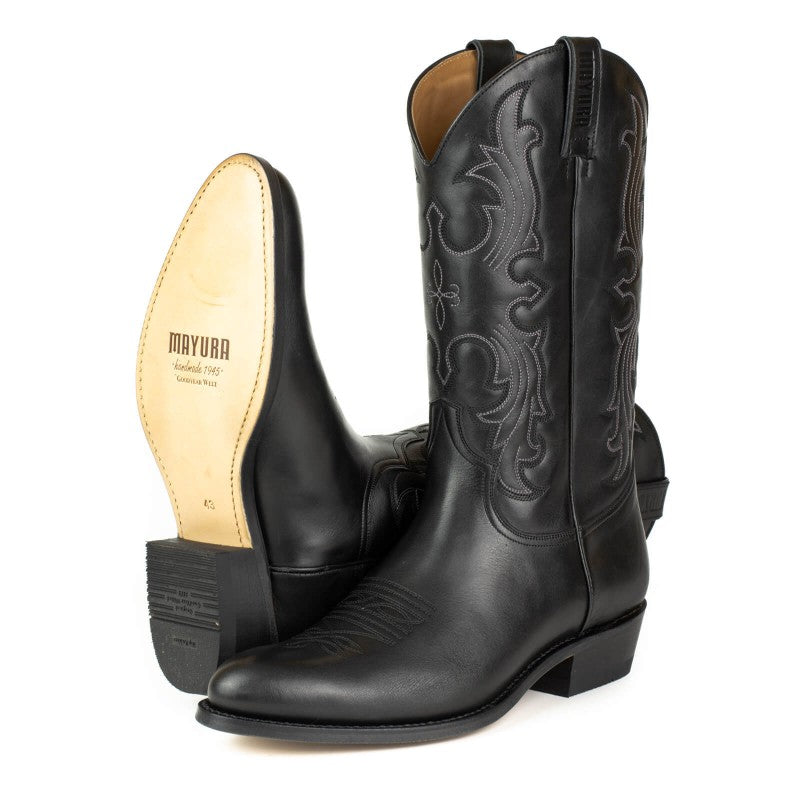 2627 MAYURA Cowboy boots Negro