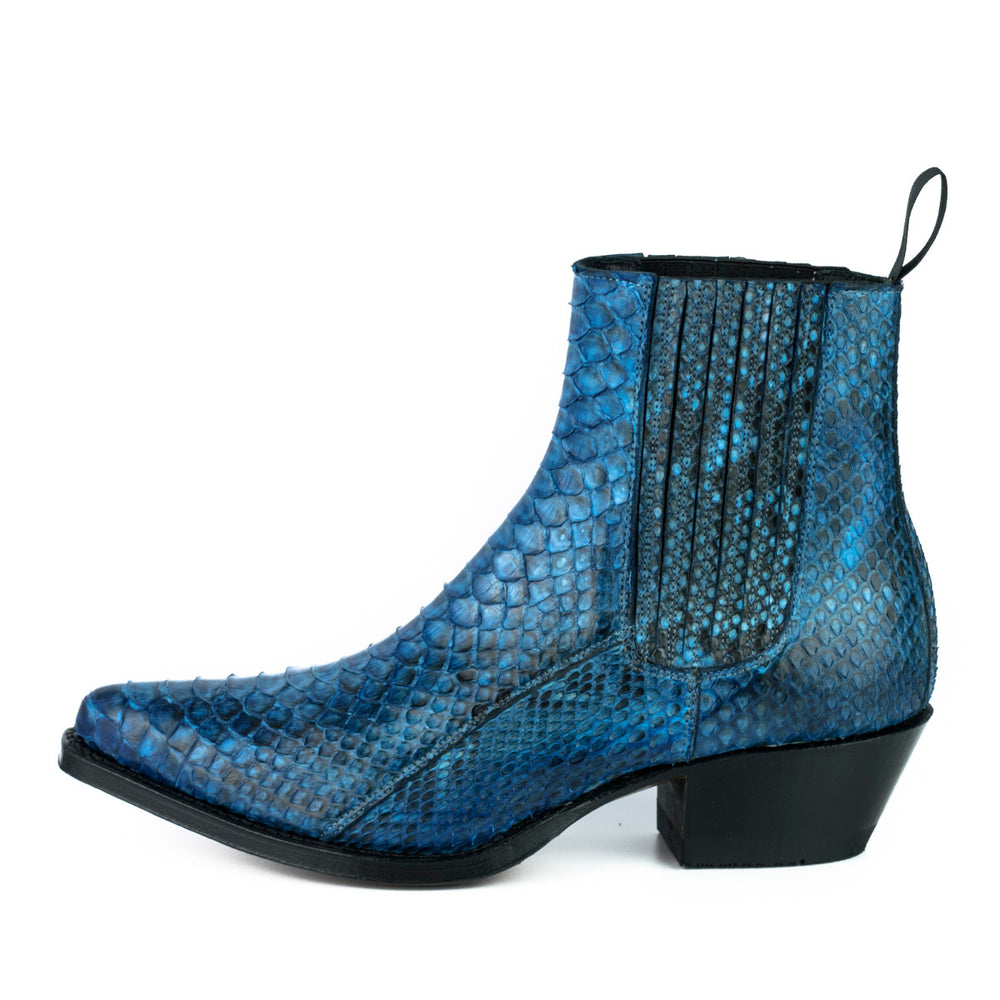 2496 Mayura Boots Ankle Boots Python Azul