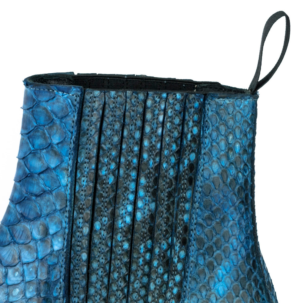 2496 Mayura Boots Ankle Boots Python Azul