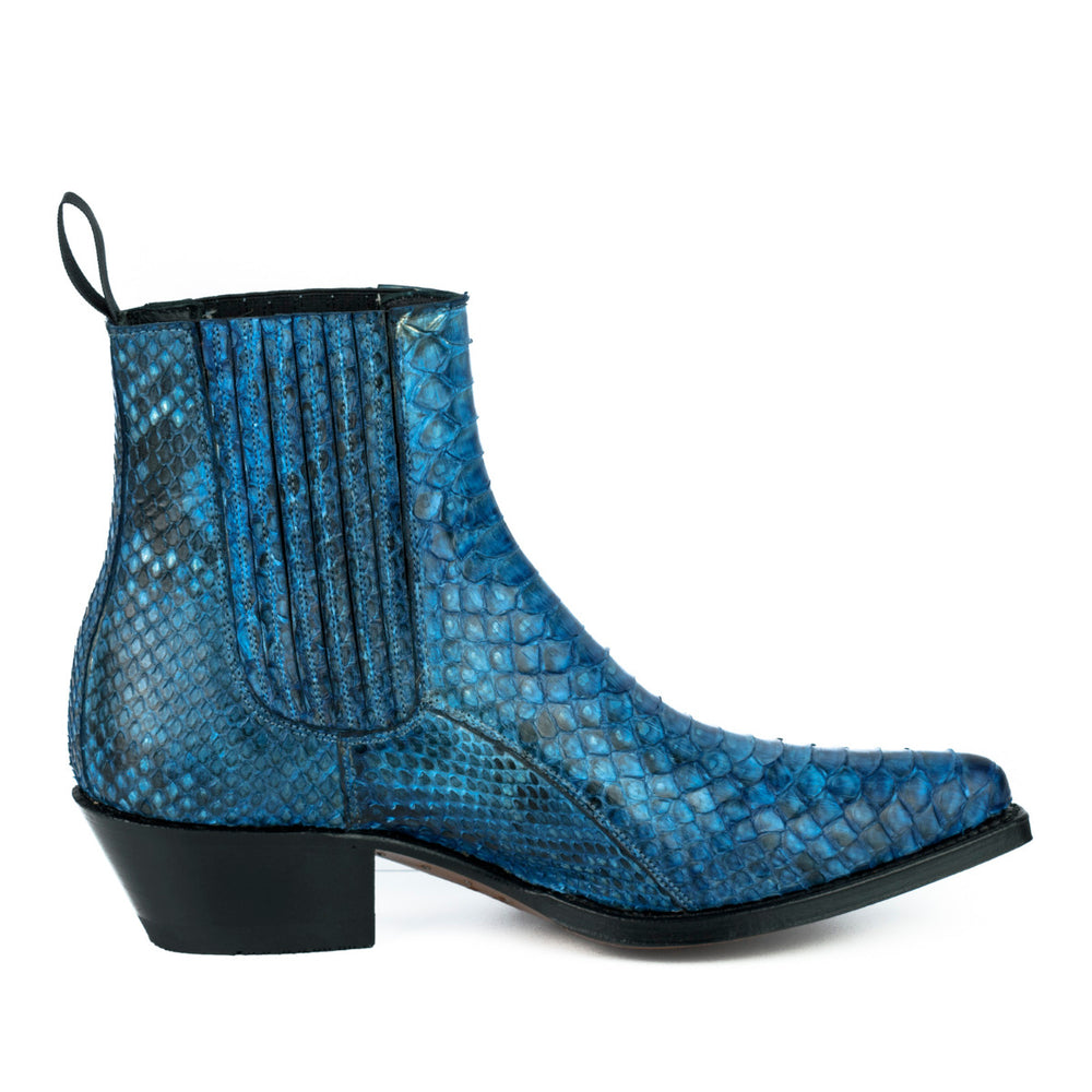 2496 Mayura Boots Ankle Boots Python Azul