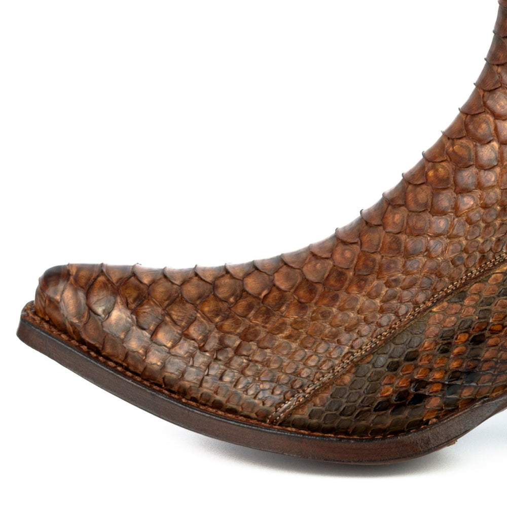 2496 Mayura Boots Stiefeletten Python Cognac