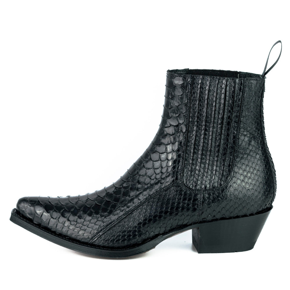 2496 Mayura Boots Ankle Boots Python Negro