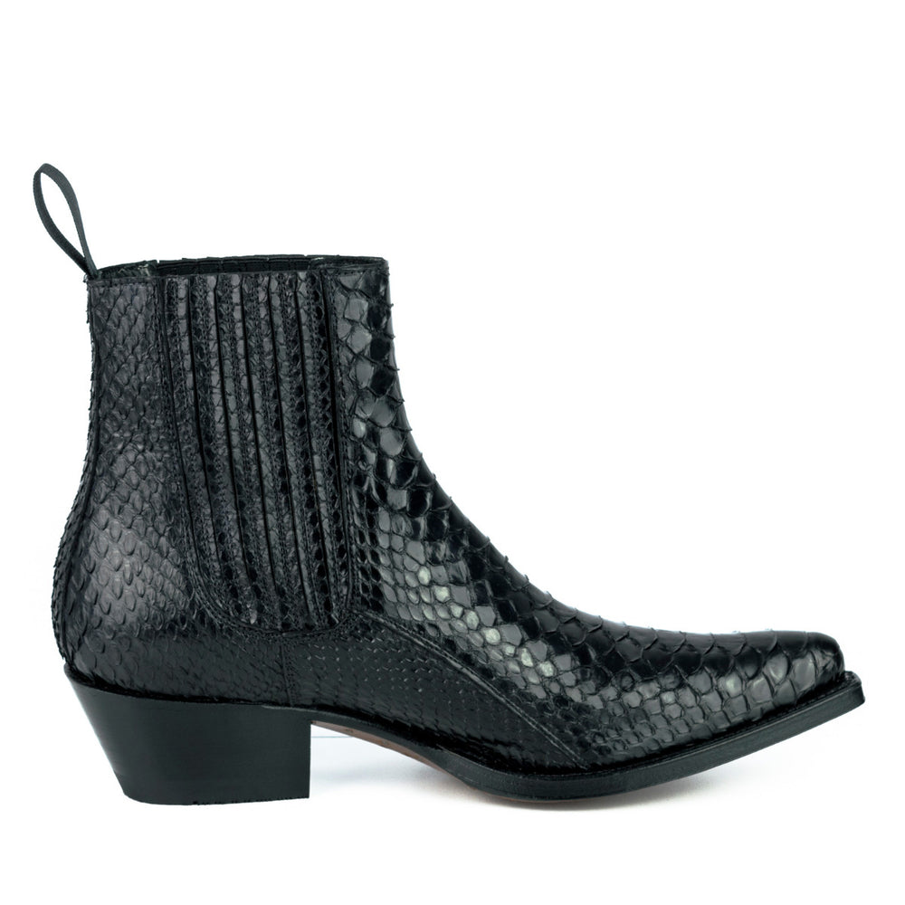 2496 Mayura Boots Ankle Boots Python Negro