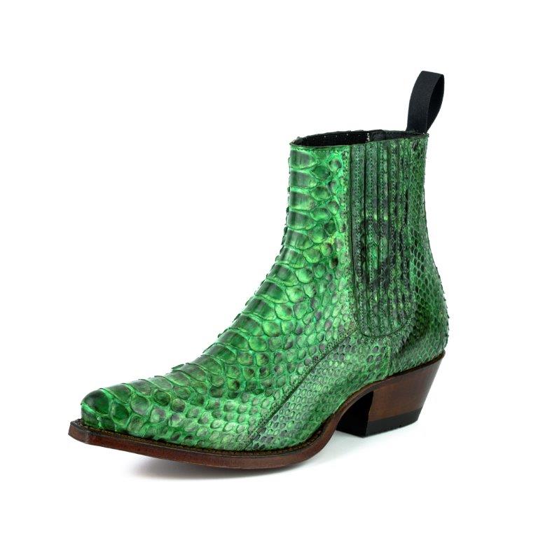 2496 Mayura Boots Ankle Boots Python Verde
