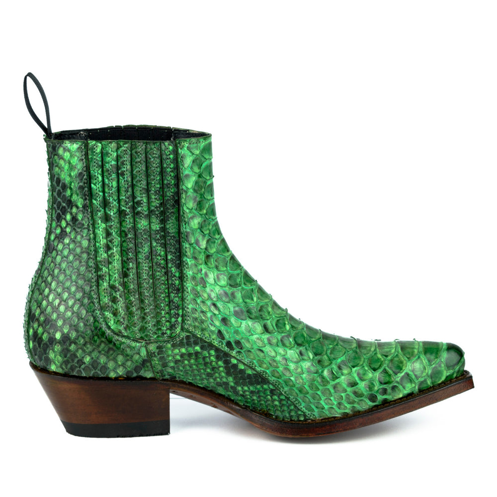 2496 Mayura Boots Ankle Boots Python Verde