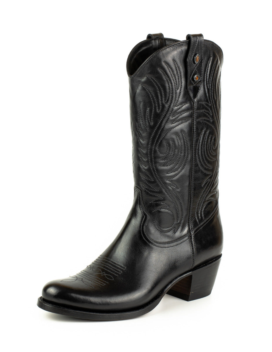 2526 Cowboy boots Mayura Negro