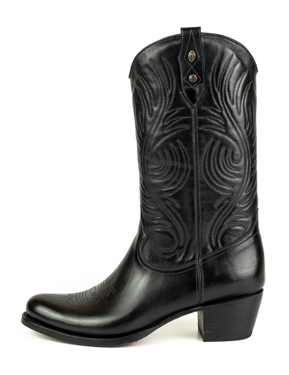 2526 Cowboy boots Mayura Negro