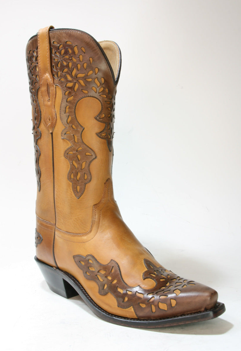 1539 OLD WEST Cowboyboots Harshaw Brown