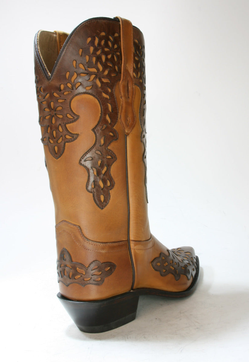 1539 OLD WEST Cowboyboots Harshaw Brown