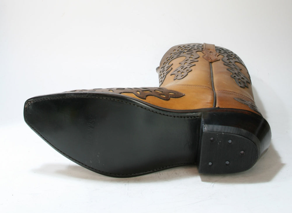 1539 OLD WEST Cowboyboots Harshaw Brown