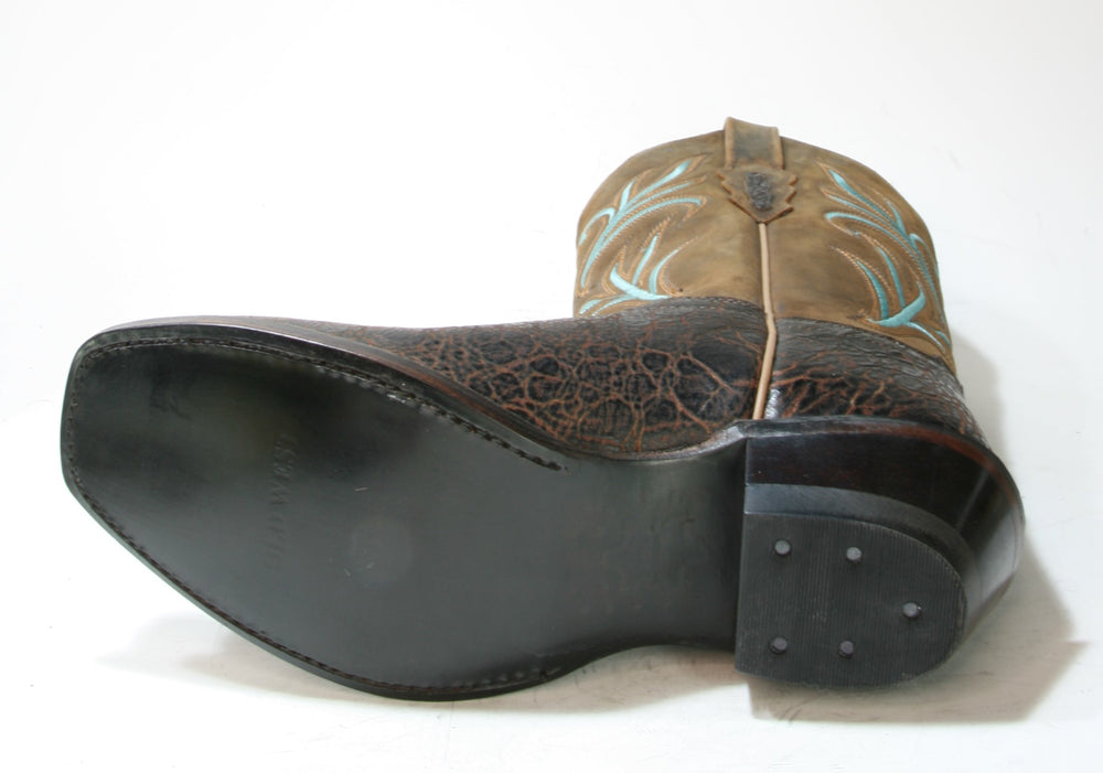 18010 OLD WEST Cowboystiefel Pueblo Brown