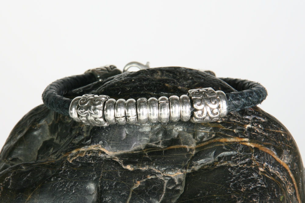 P771 Lederarmband XXL Hardwear Barcelona black