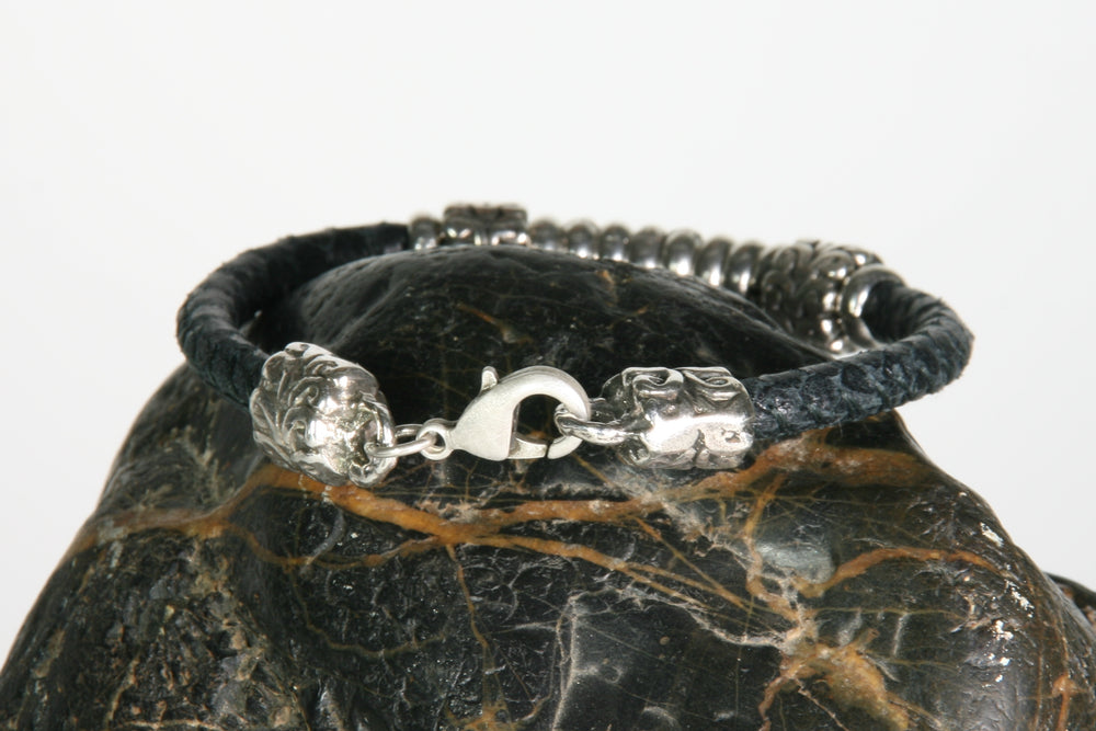 P771 Lederarmband XXL Hardwear Barcelona black