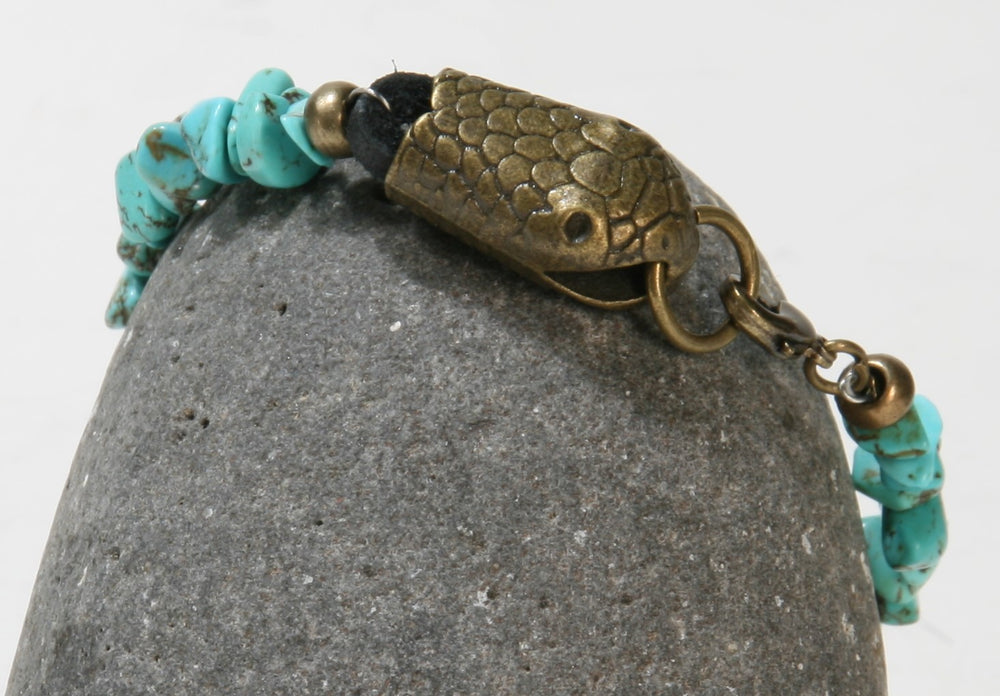 PB551 Bracelet Hardwear Barcelona Turquoise Snake