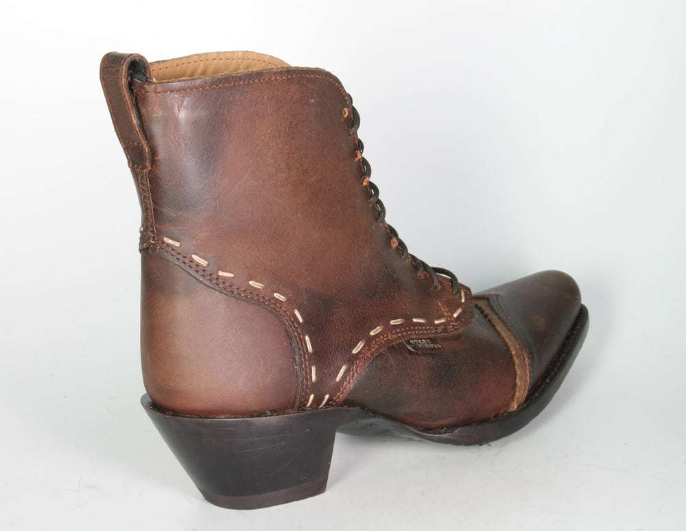 111 Ashley Stars&Stripes lace-up boots Brown