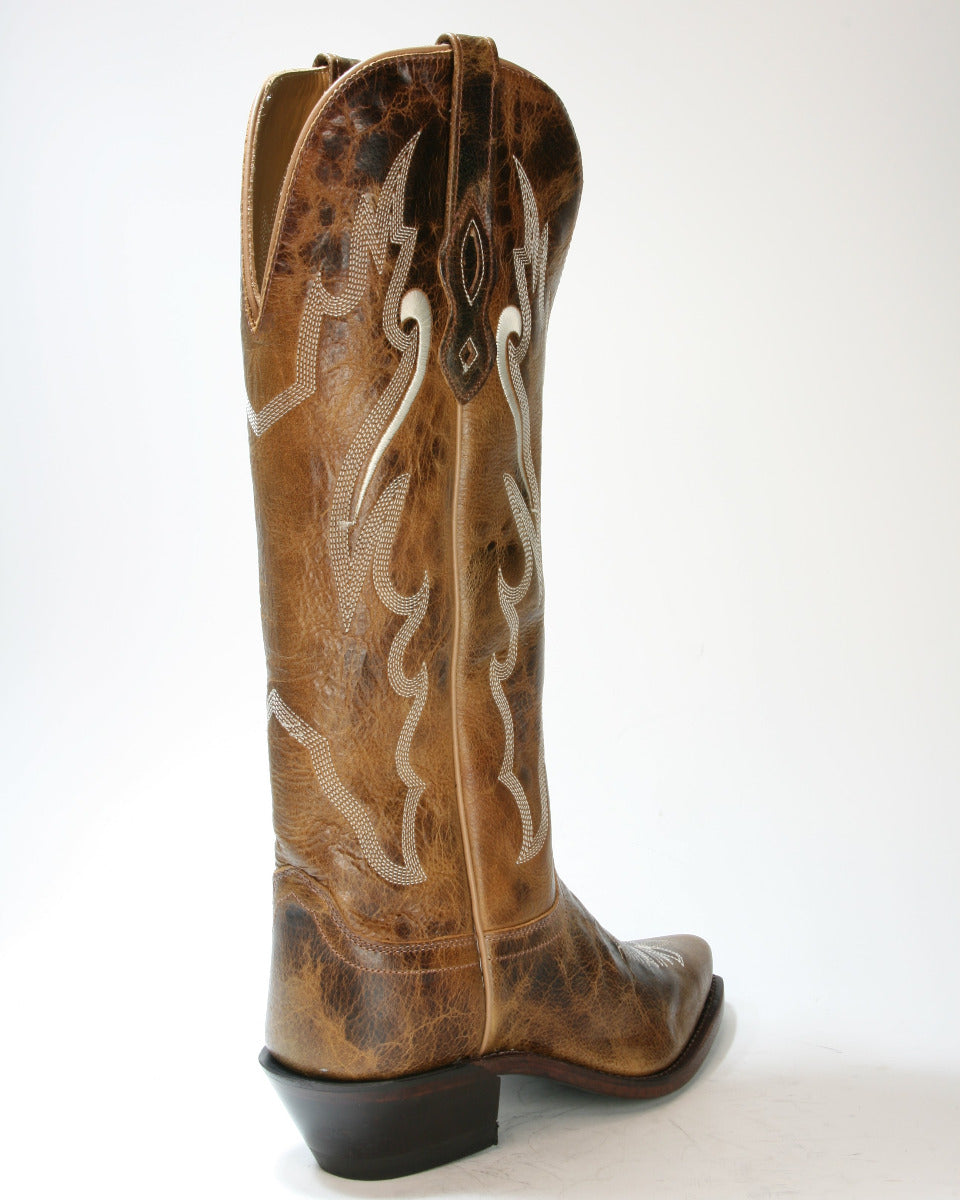 TS 1549 Old West Cowboystiefel Kniehoch Brown