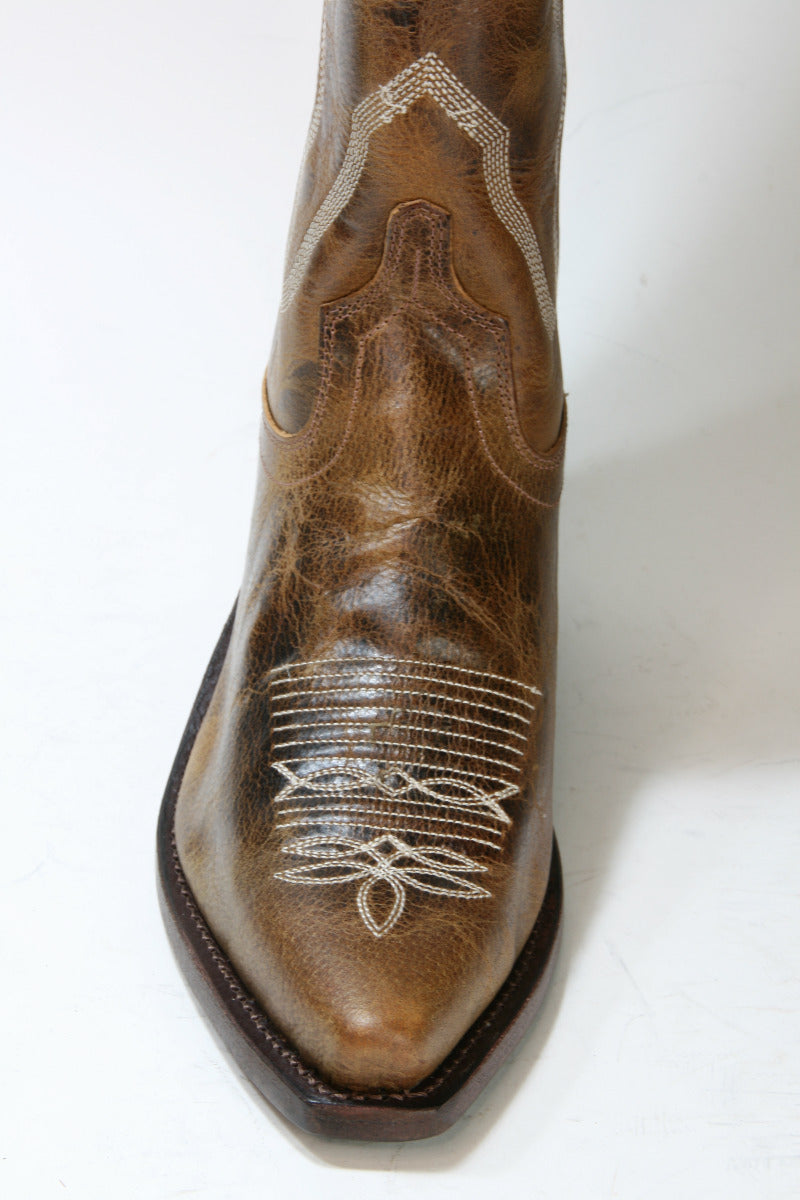 TS 1549 Old West Cowboystiefel Kniehoch Brown