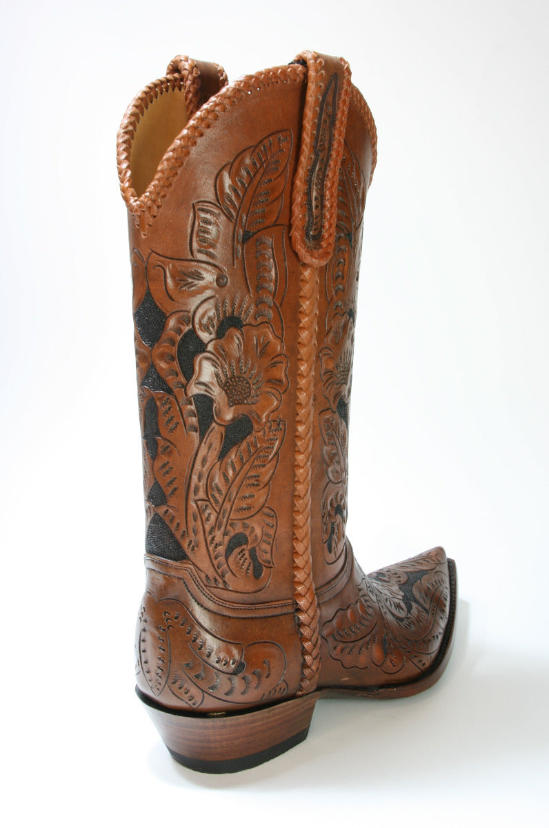 Sendra Cowboystiefel Mexico completo TUCSON Sillero Cafe Medio