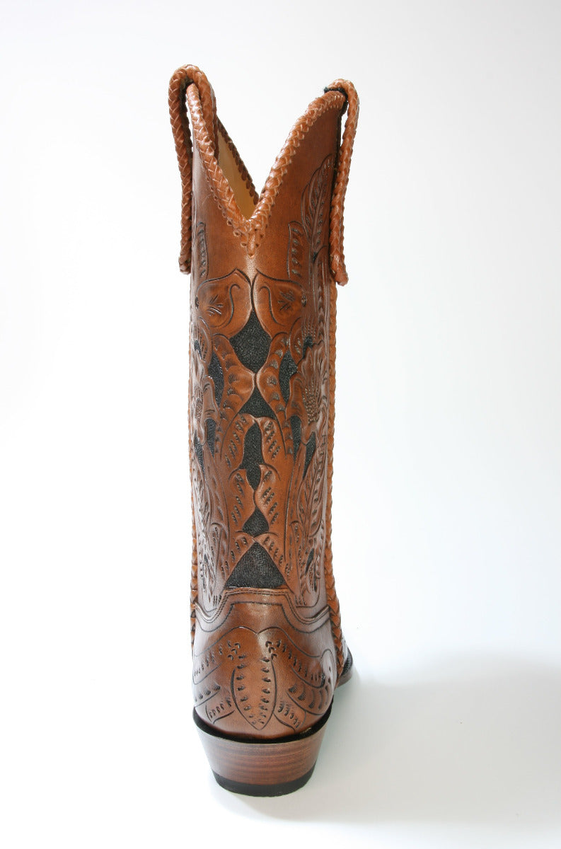 Sendra Cowboystiefel Mexico completo TUCSON Sillero Cafe Medio