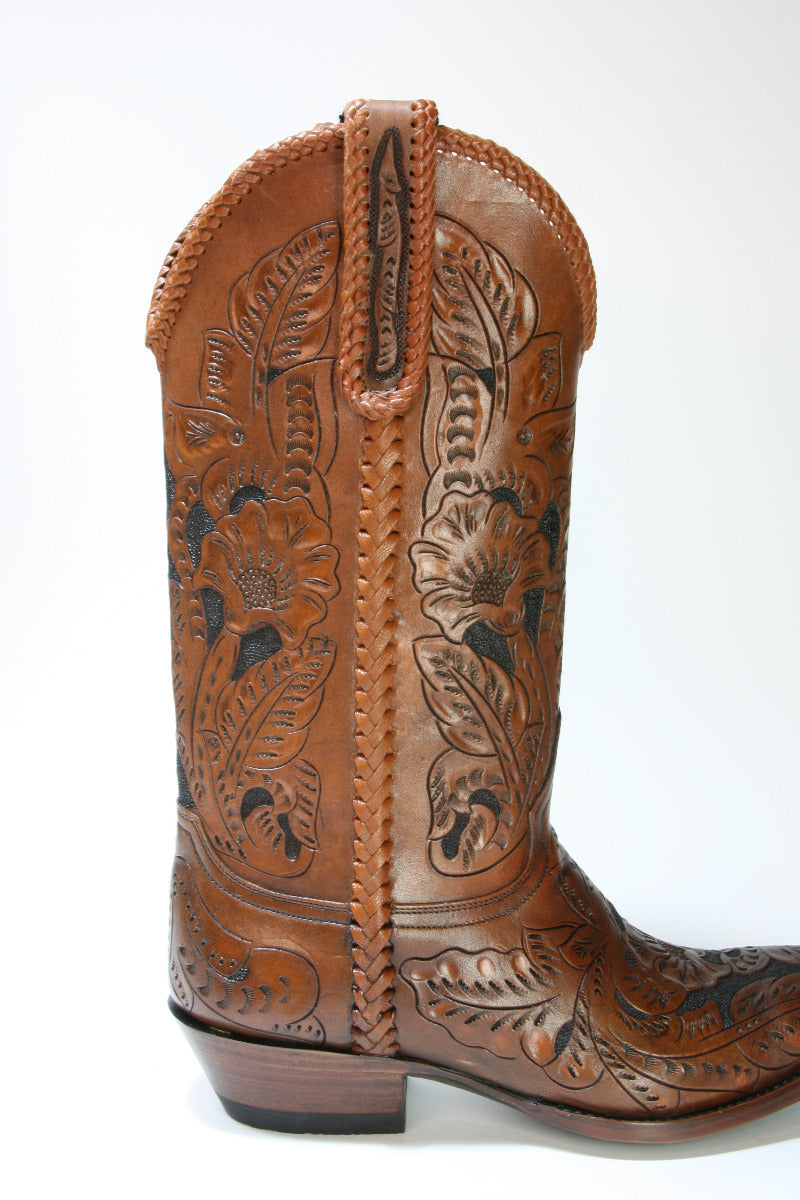Sendra Cowboystiefel Mexico completo TUCSON Sillero Cafe Medio