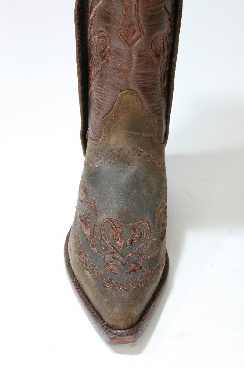 WB-29 Stars and Stripes Cowboystiefel Brown