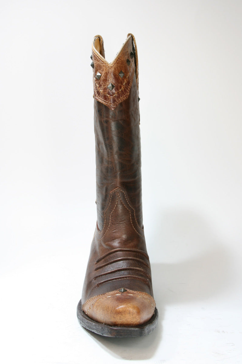 WBL-28 Stars and Stripes Cowboystiefel Brown