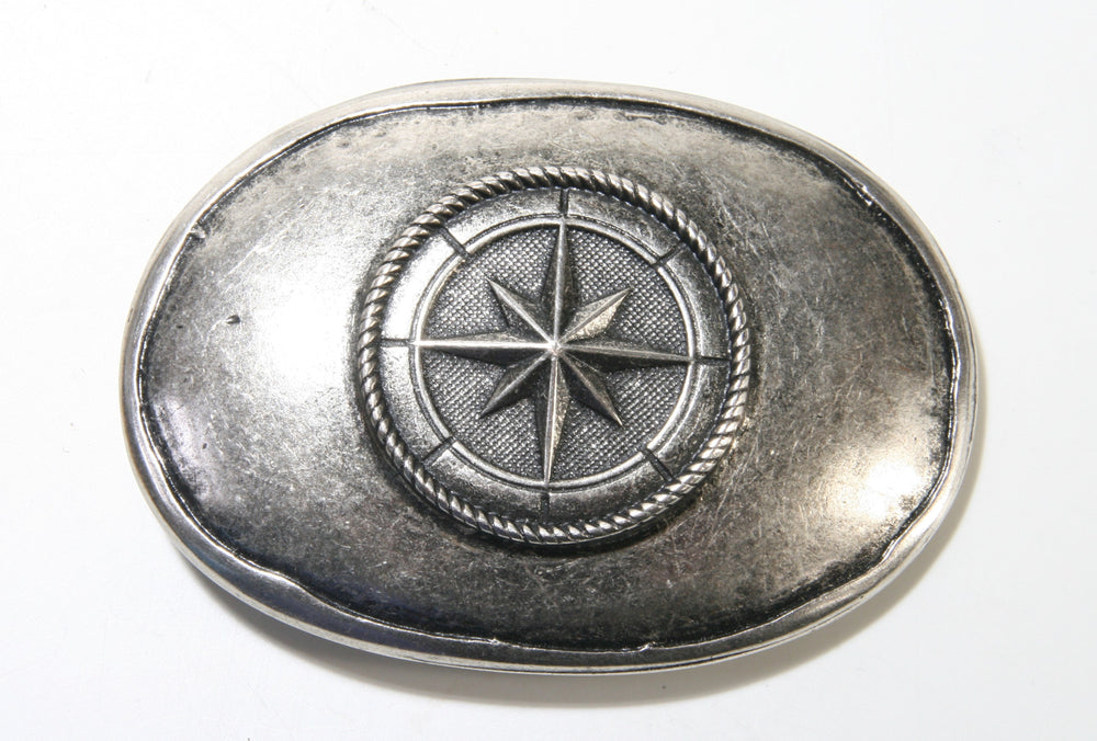 1113 Windrose Gürtelschnalle Maritim