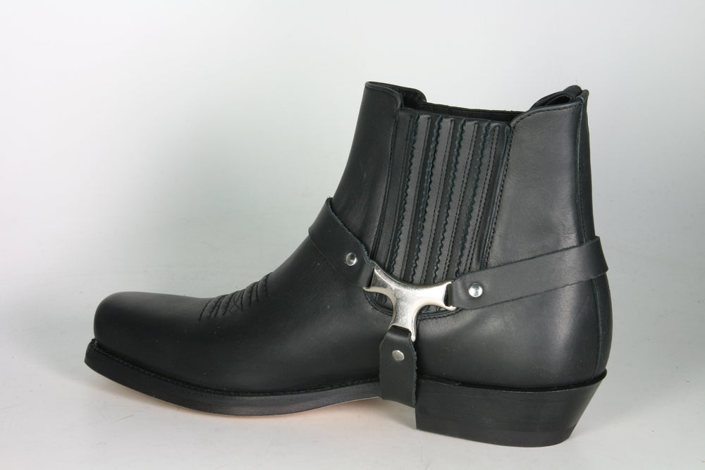 024 Mayura Biker Boots 362 Seam Negro