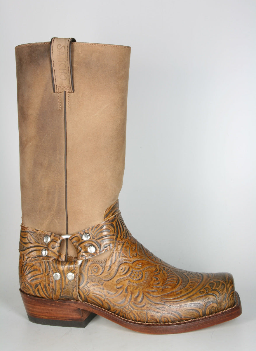 0541 Sancho biker boots Blondy brown