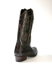 10004 Sendra cowboy boots caiman leather DOM Brown 